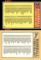 1985 Donruss Base Set #656 Checklist 2