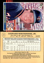 1985 Donruss Base Set #513 Len Whitehouse