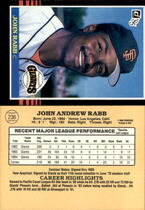 1985 Donruss Base Set #236 John Rabb