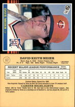 1985 Donruss Base Set #147 Dave Meier
