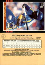 1985 Donruss Base Set #69 Alvin Davis