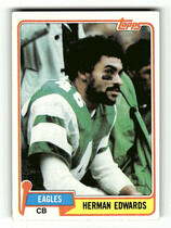 1981 Topps Base Set #179 Herman Edwards