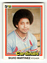 1981 Donruss Base Set #429 Silvio Martinez
