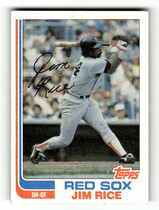1982 Topps Base Set #750 Jim Rice