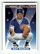 1993 Topps Base Set #812 Matt Walbeck