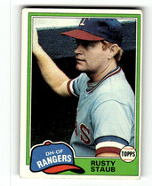 1981 Topps Base Set #80 Rusty Staub