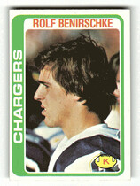 1978 Topps Base Set #122 Rolf Benirschke