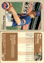 1983 Fleer Base Set #551 Rick Ownbey