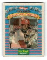 1991 Kelloggs 3D #10 Lou Brock