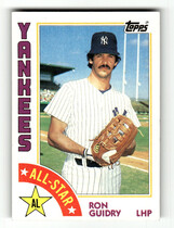 1984 Topps Base Set #406 Ron Guidry
