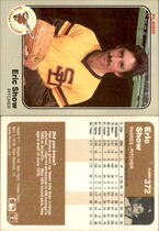 1983 Fleer Base Set #372 Eric Show