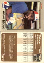 1983 Fleer Base Set #285 Wallace Johnson