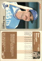1983 Fleer Base Set #123 Don Slaught