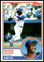 1983 Topps Base Set #55 Mookie Wilson