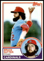 1983 Topps Base Set #150 Bruce Sutter