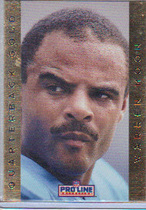 1992 Pro Line Portraits QB Gold #15 Warren Moon