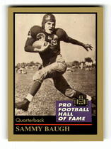 1991 ENOR Pro Football HOF #7 Sammy Baugh