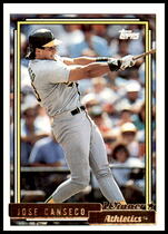 1992 Topps Gold Winners #100 Jose Canseco