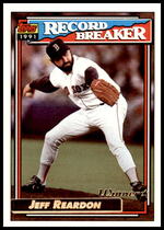 1992 Topps Gold Winners #3 Jeff Reardon