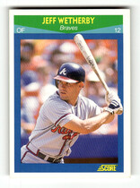 1990 Score Rising Stars #44 Jeff Wetherby