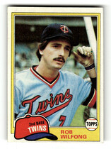 1981 Topps Base Set #453 Rob Wilfong