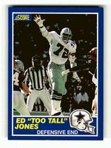 1989 Score Base Set #5 Ed Too Tall Jones