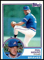1983 Topps Base Set #410 Phil Niekro