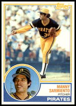 1983 Topps Base Set #566 Manny Sarmiento