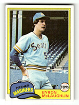 1981 Topps Base Set #344 Byron McLaughlin