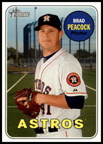 2018 Topps Heritage #120 Brad Peacock