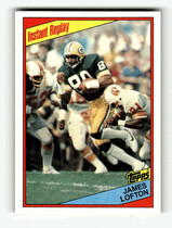 1984 Topps Base Set #273 James Lofton