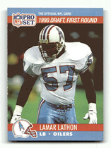 1990 Pro Set Base Set #683 Lamar Lathon