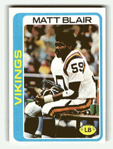 1978 Topps Base Set #469 Matt Blair