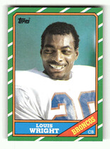1986 Topps Base Set #120 Louis Wright