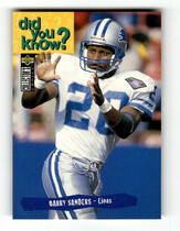 1995 Upper Deck Collectors Choice #31 Barry Sanders