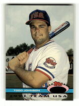 1992 Stadium Club Dome #93 Todd Johnson