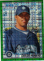 2010 Bowman Chrome Prospects X-Fractors (Green) #BCP187 Carlos Peguero
