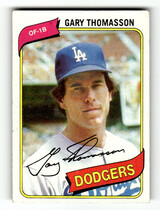 1980 Topps Base Set #127 Gary Thomasson