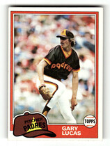 1981 Topps Base Set #436 Gary Lucas