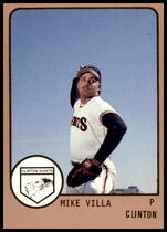 1988 ProCards Clinton Giants #719 Mike Villa