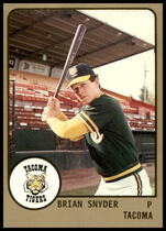 1988 ProCards Tacoma Tigers #629 Brian Snyder
