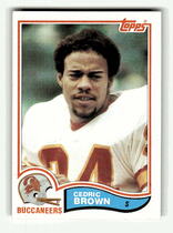 1982 Topps Base Set #496 Cedric Brown