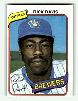 1980 Topps Base Set #553 Dick Davis