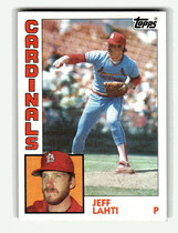 1984 Topps Base Set #593 Jeff Lahti