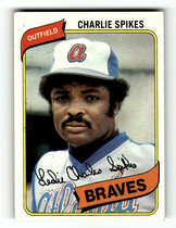 1980 Topps Base Set #294 Charlie Spikes