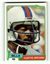 1981 Topps Base Set #133 Curtis Brown