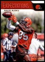 2017 Donruss Certified Cuts Great Expectations #12 David Njoku