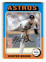 2024 Topps Heritage #156 Hunter Brown