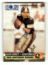 1991 Pro Set WLAF Inserts #WL31 Jason Garrett