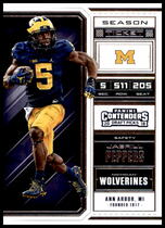 2018 Panini Contenders Draft Picks #45 Jabrill Peppers